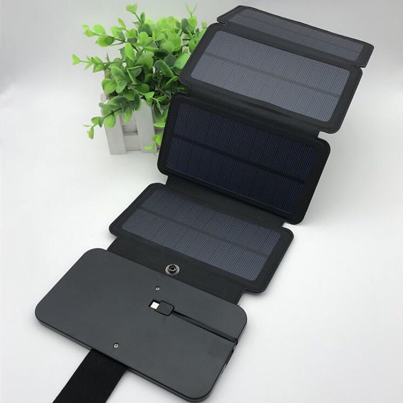 5W vodotěsný přenosný Skládatelný Skládatelný Solární solární panel Powered Bag snabíječkou USB