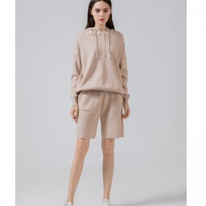 Módní trend příležitostné, univerzální pletený dvoudílný sportovní oblek 68062n