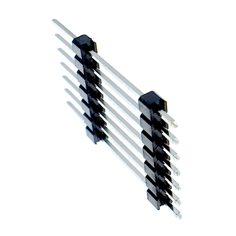 2,54 mm 1x7P 180 ° Dip jedním řádkem Dvojitá plastová čepička 3mm-13mm-6mm
