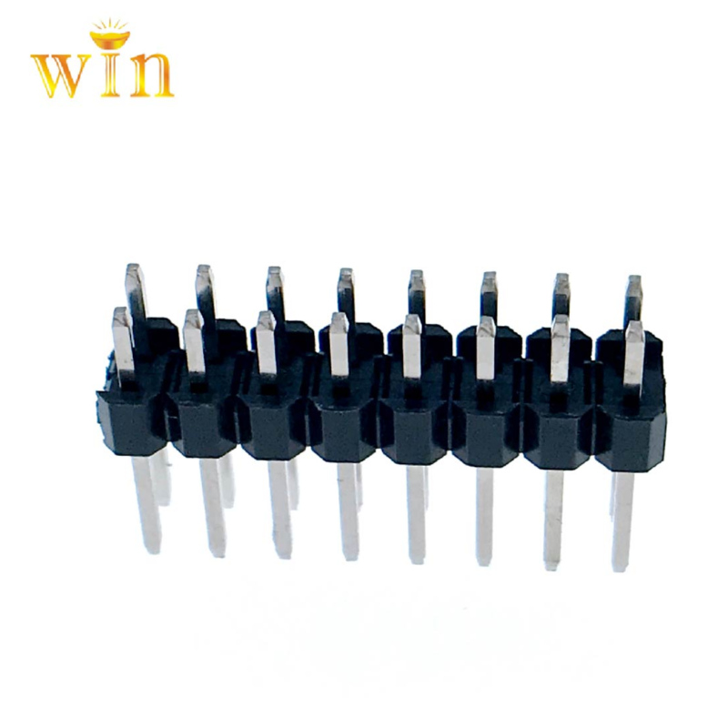 2,54 mm 2x8p Dvojitá řada Dvojitá plastová deska pinová hlavička 3,0 mm-9,2 mm