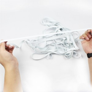 Továrny velkoobchod bílé plavky gumové popruhy masky ucho popruhy elastické popruhy