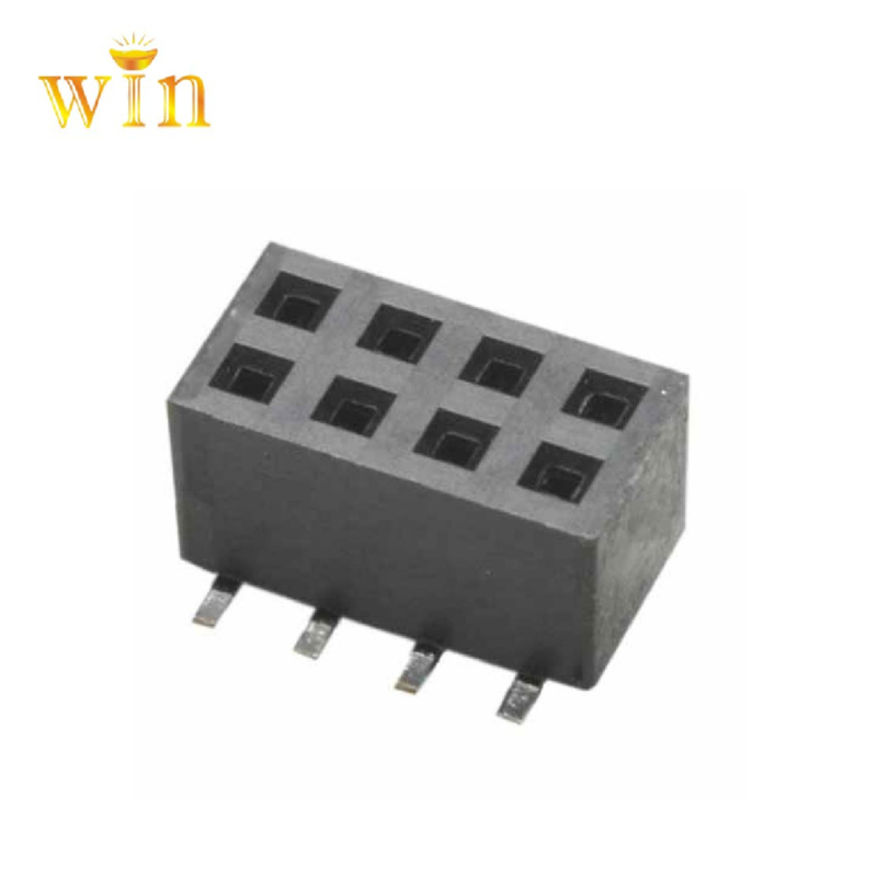 2,0 mm 2x3p SMT vertikální model ženské záhlaví Pin záhlaví zásuvka
