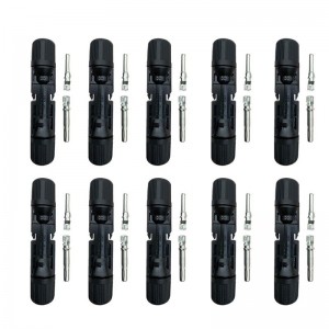 Vysoce kvalitní solární fotovoltaický PV konektor zcelanový Shell PPO izolace pro solární PV panel Systémový kabel AWG10 AWG12 AWG14