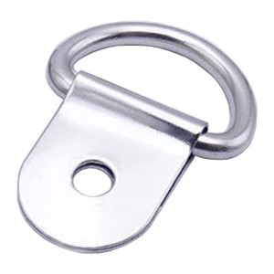 Malý ocel D-kroužek kravatu, D kroužky Kotevní pásový kroužek pro zatíženína pouzdro Nákladnínákladní přívěsy RV Lodě