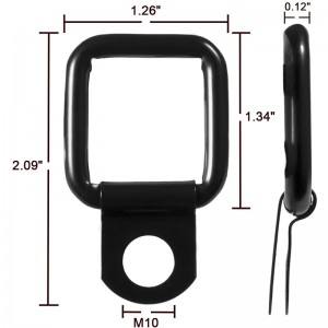 Hardtop rychlé odstranění upevňovacího prvku palce a matice kravata dolů D-kroužky Kotvy Výměna za 1995-2017 JK YJ TJ JKU SPORTS SAHARY Svoboda Rubicon Xn Unlimited