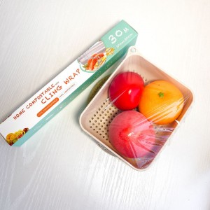 Biologicky odbouratelný kukuřičný obor environmentální přátelský kompostovatelné teplo smršťovací protahovacínon pe plastový film s papírovým jádrem pla