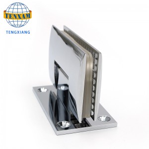 Koupelna klip sprcha znerezové oceli brusné skleněné dveře klip 90 stupňů svařování skleněné dveře upevňovací svorka závěs