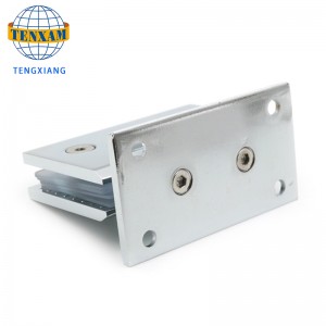 High Grade Precision Cast Slitina zinku slitina 304 zkosená koupelna 90 stupňů sklo sklopné dveře