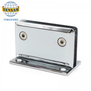 Koupelna klip sprcha pro hardware příslušenství skleněné dveře klip závěsu Zinek slitina skleněná klip sprcha místnost závěs o 180 stupňů