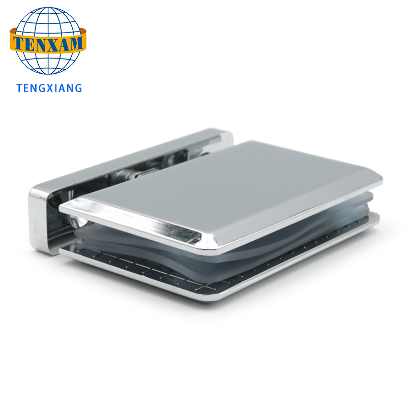 Čína Dodavatel levný prodej guangdong Jinli hardware polský mosazný skleněný závěs otevřený 90 stupňů závěs