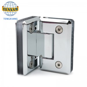 Nejprodávanější prodej 90 stupňů sklona skleněné sprchové dveře otočný závěs