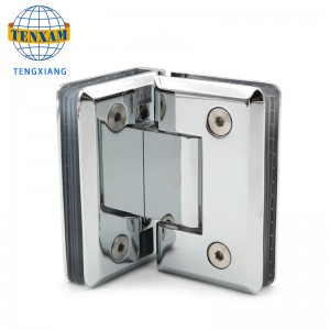 90 stupňů zobrazit skleněné dveře závěs znerezové oceli koupelnové svorky