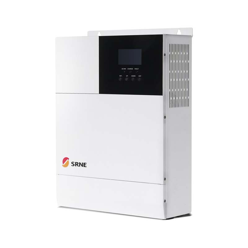 SRNE MPPT MAX 5000W Solární hybridnínáboj měnič 80A Pure Sine Wave Inverter 48V 220V PVnabíjení 145V 50Hz 60Hz Auto LCD displej