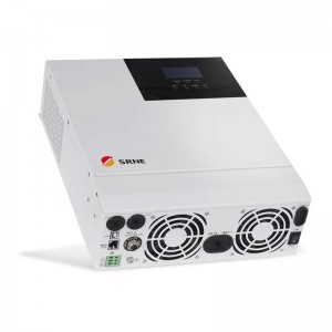 SRNE 3000W All-in-One MPPT Hybrid Solárnínabíjení měniče 24V 220VAC Pure Sine Wave 60A MAX PV 100V Off-mřížka měniče