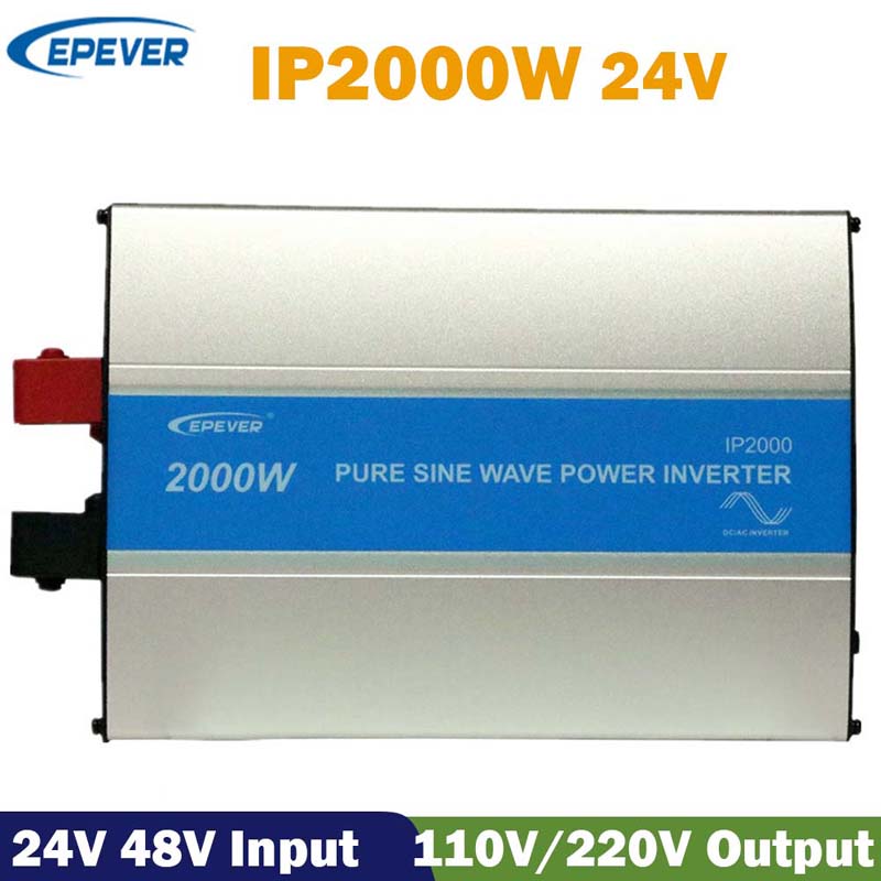 Epever IPOWER2000W Solárnínapájení Mřížka Pure Sine Wave Inverter 24VDC 110V120V 220v230V Solárnínabíječka invertory 50Hz 60Hz