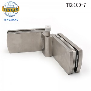 Speciální typ 180 stupňů dlouhý koupelnový klip hotelový koupelna koupelna skleněné dveře závěsu sprcha