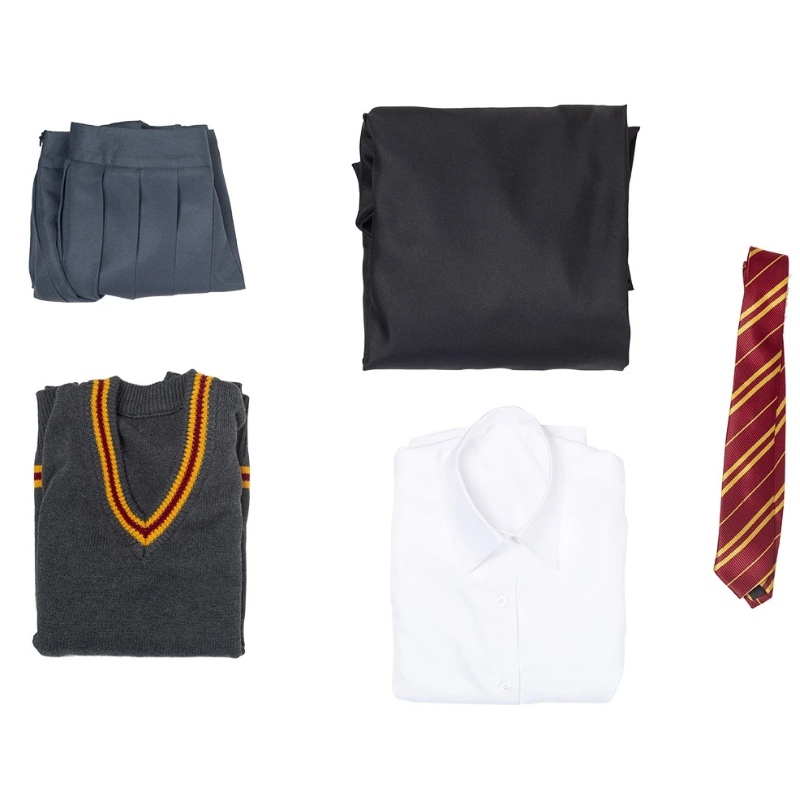 Harry Potter Hermiona Granger Gryffindor School Cosplay Koupit Velkoobchod Halloween kostýmy hromadné