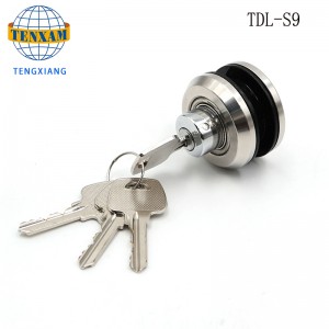 Vysoce kvalitní kluzné skleněné dveře zámky s uzamčením válce