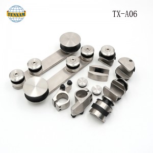 Skleněné dveře posuvné posuvné dveře visí znerezové oceli posuvná kola