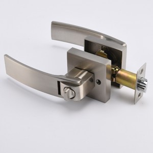 S7811 saténovýnikl dveře se zámkem a klíčem, klíčový vstupní dveřní zámek/door páka, přední dveře páky zámku