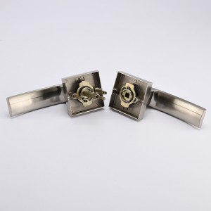 S7811 saténovýnikl dveře se zámkem a klíčem, klíčový vstupní dveřní zámek/door páka, přední dveře páky zámku