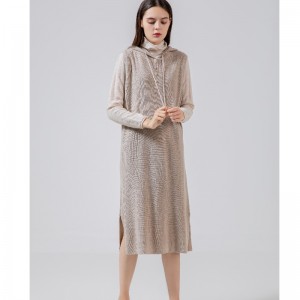 Módní ležérní univerzální Knit mikina dlouhá vesta 69050n