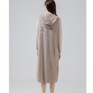 Módní ležérní univerzální Knit mikina dlouhá vesta 69050n