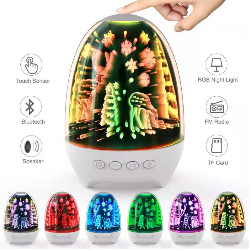 FB-BSK2 High-End Přenosný Bluetooth reproduktor s 7 barvami Změna LED osvětlení