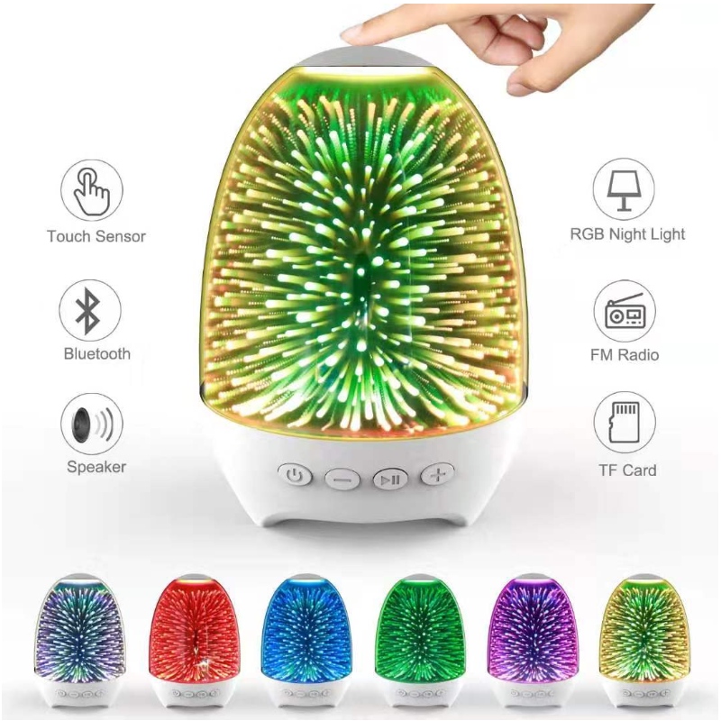 FB-BSK2 High-End Přenosný Bluetooth reproduktor s 7 barvami Změna LED osvětlení
