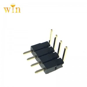 2,54 mm 2P ​​~ 40P 90 ° 9P Pravý úhel Dva plasty přidané kolíkové konektory hlavičky