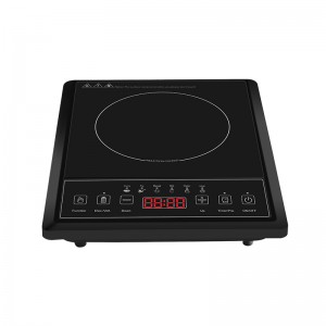 A13 Jednorázová indukce vypalovače Cook Ultra-tenké indukční varné desky, 8-úrovňový výkon a regulace teploty s černým leštěným skleněným panelem