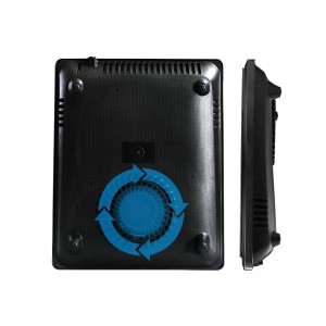 A13 Jednorázová indukce vypalovače Cook Ultra-tenké indukční varné desky, 8-úrovňový výkon a regulace teploty s černým leštěným skleněným panelem