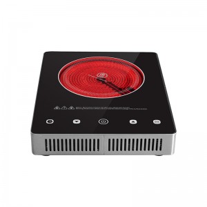 J8 Factory Elektrický keramický keramický sporáknerezová ocel elektrický keramický sporák bílý keramický elektrický sporák stříbrný ce bSCI lvd