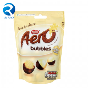 Zakázkový plastový zip potravinářský bag, potravinářský pytel s uzavíratelným zipem