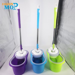 Jason Microfiber Spin mop 360 snadný rotující mop kbelík magické podlahy čištění spřádání mop a kbelík