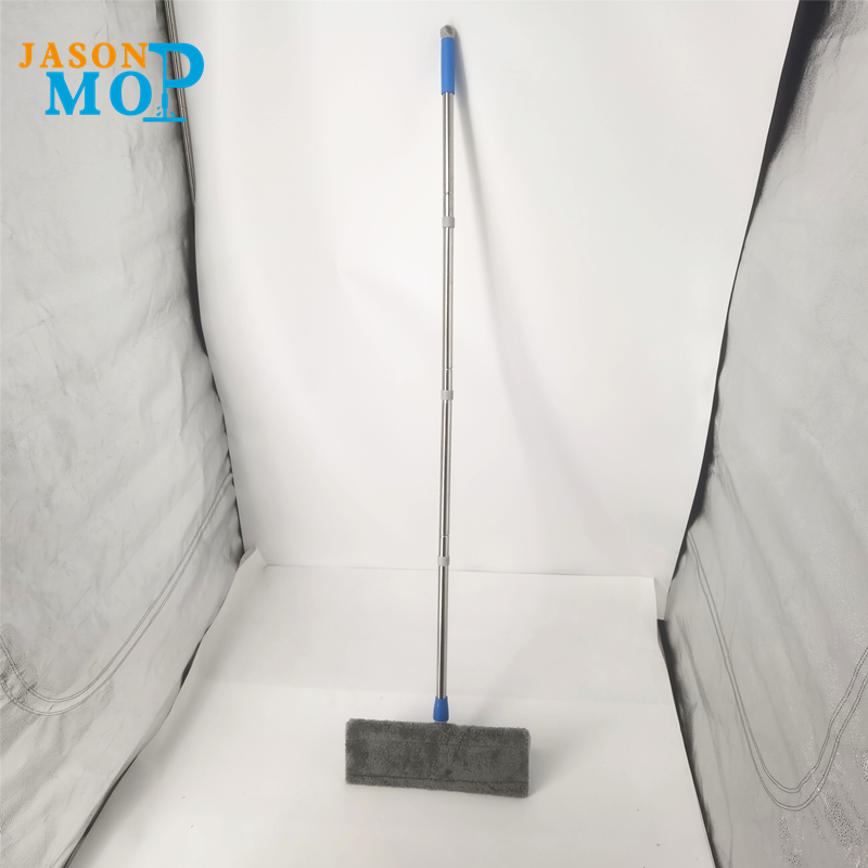 Jason vysoce kvalitní hliníkové mop mikrovláknonerezové oceli prodloužené ploché mopové podlahové čištění
