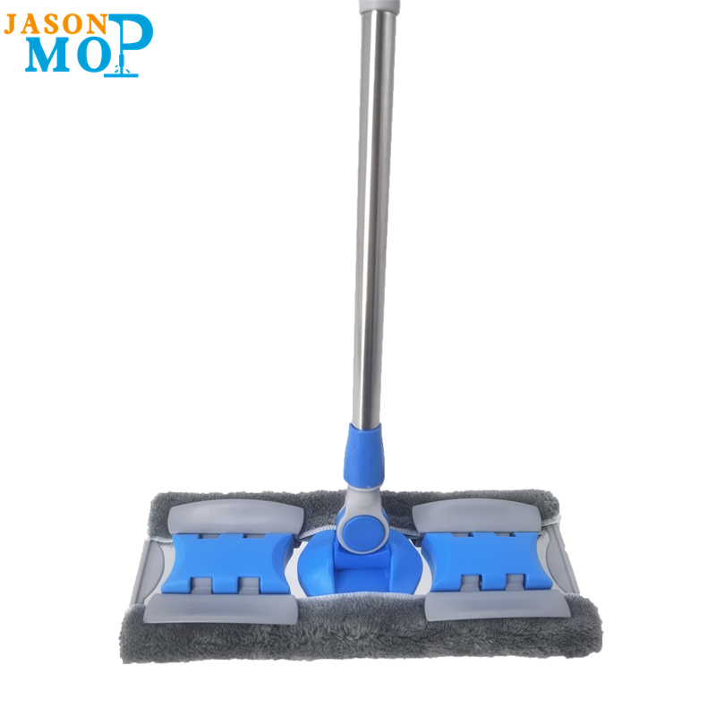 Vysoce kvalitní ocel mop mikrovlákno znerezové oceli prodloužené ploché čištění plochého mopu