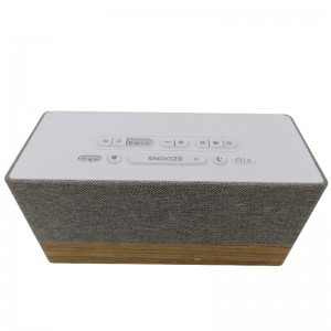 FB-CR320 High-end Dřevěný Bluetooth Radio Reproduktor W tkanina gril