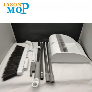 Život Magic Set a Broom Dust PastPán Steel Head House Plastové čištění Delák rukojeť Koštěn Sada hlavy styl moderní