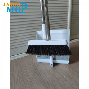 Život Magic Set a Broom Dust PastPán Steel Head House Plastové čištění Delák rukojeť Koštěn Sada hlavy styl moderní