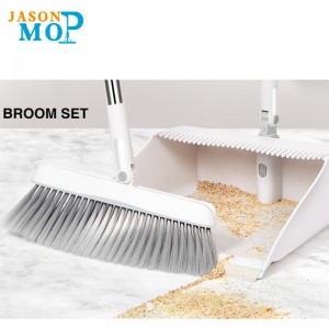 Ekologicky šetrný k čištěnínářadí Dlouhá rukojeť koště a DustPan Set