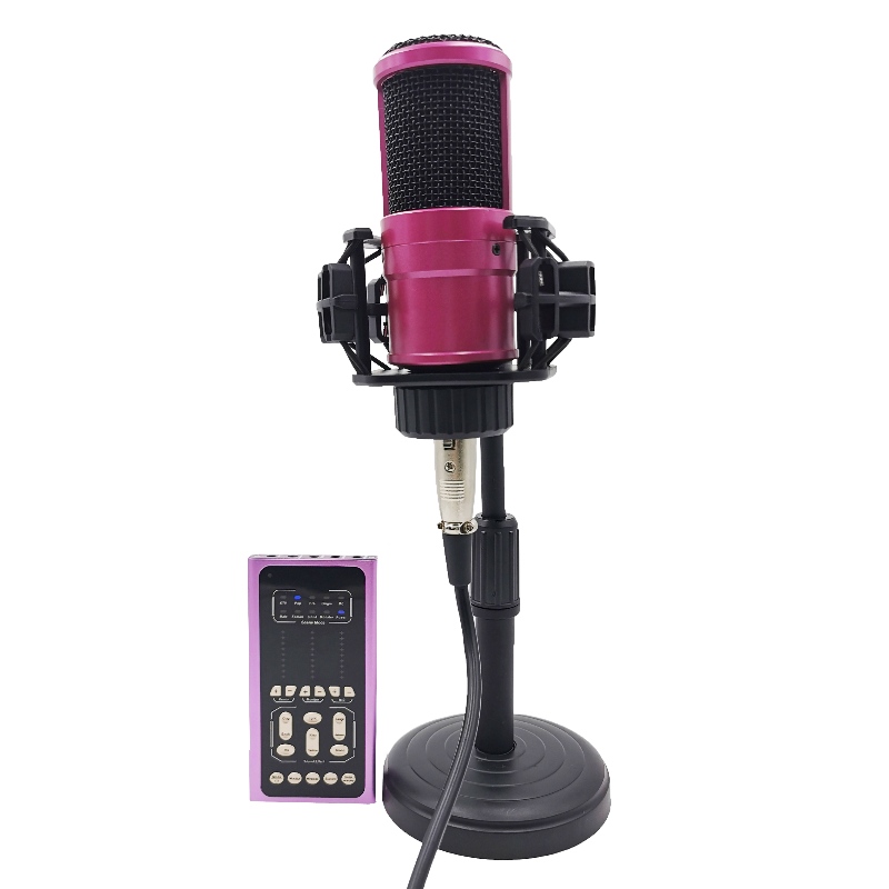 FB-LSC500 Super Slim Multifunkční hlasový měnič živá zvuková karta a mikrofon