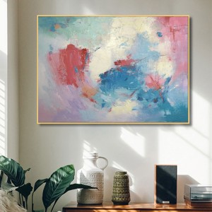 Moderní ručně malované akrylové kreativní zarámovanénástěnné malby umění abstraktní malbana plátně