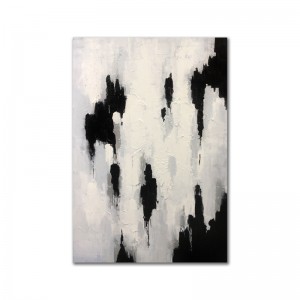 Ručně vyráběné moderní umění zdi visí abstraktní olejomalbana plátně pro domácí kancelář dekorace