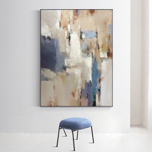 Ručně malované domácí dekorace Velká velikostnástěnné malby barevné abstraktní plátno umění olejomalba