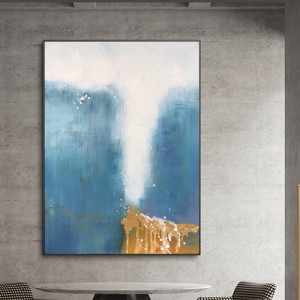 Ručně malované velké abstraktní olejomalba plátno Současná stěna umělecká malba pro živobý pokoj