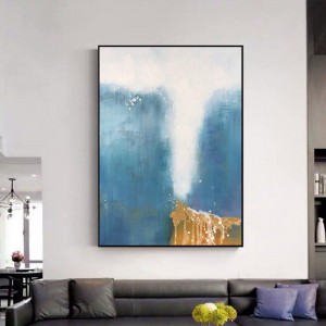 Ručně malované velké abstraktní olejomalba plátno Současná stěna umělecká malba pro živobý pokoj