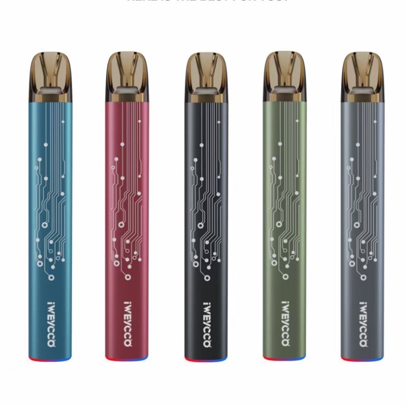 USA zdarma Loď 100% Originální IWEYCCO GHOST E CIGRAMPETS DEVICE KIT VAPE baterie 20 mg kazeta RGB Světlo