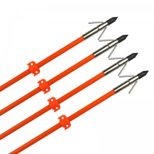 110021-og Elong venkovní od8mm 32inch bowfishing arrow sklolaminátový hřídel lukostřelba rybaření