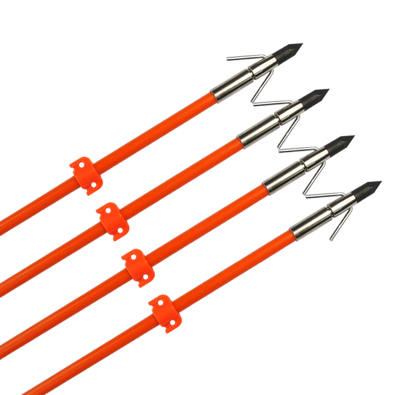 110021-og Elong venkovní od8mm 32inch bowfishing arrow sklolaminátový hřídel lukostřelba rybaření